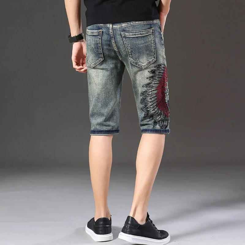 Men Fashion Denim Jeans Shorts Indian 