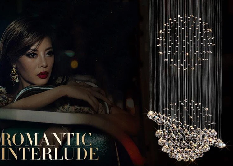 Sale jmmxiuz 2018 HOT selling New Modern K9 LED Crystal Chandelier Crystal Lamp 100% Guarantee 3
