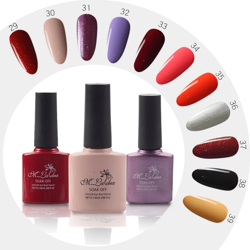 

140056 m.ladea 8.3ML color bottle 140 colors Nail GEL Polish UV Led Nail Gel Polish DIY Nail Art