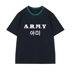 Новое поступление BTS K-pop Jimin женская футболка с коротким рукавом Love Yourself tees Army Популярные бангтан Одежда для мальчиков в стиле хип-хоп