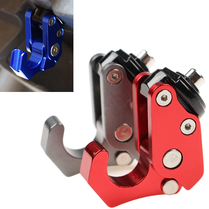 CNC Alloy Motorbike Scooter Motorcycle Hook Hanger Helmet Bag Gadget