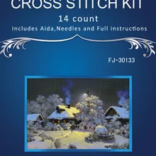 Снежный дом 2 счетных вышивки крестом 14CT наборы для вышивки крестиком оптом Мультяшные наборы для вышивки крестиком вышивка рукоделие