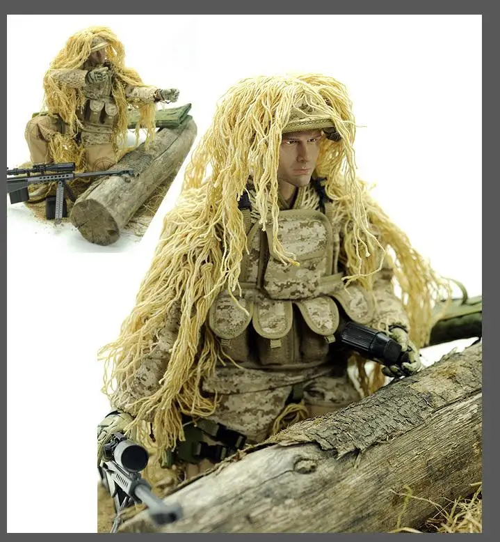 1/6 12-дюймовый Пластик моделирование кукла Пластик коллекция уровень мульти-аксессуар Снайпер с Barrett военная модель солдаты