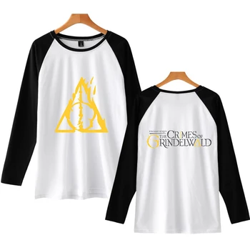 

New Hot Autumn Long Sleeve T-Shirt Fantastic Beasts and Where to Find Them Letter Printed Long Sleeve Top