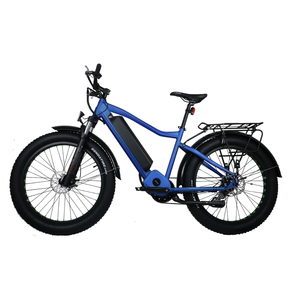 Discount Electric Scooter 1000W 48V Electric Bicycle 26 Inch Big Tire Hidden Battery Powerful Adult Off Road Electric Scooter 1