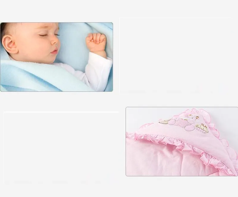 KiDadndy/милый мягкий хлопковый спальный мешок для новорожденных конверт модная