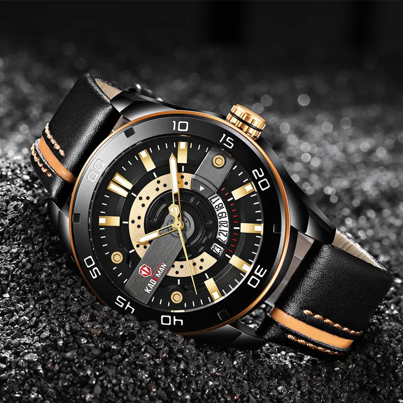 

2019 Sports Mens Watch New Inspire Waterproof Quartz Watch Automatic Date Military Wristwatches Luxury KADEMAN Relogio Masculino