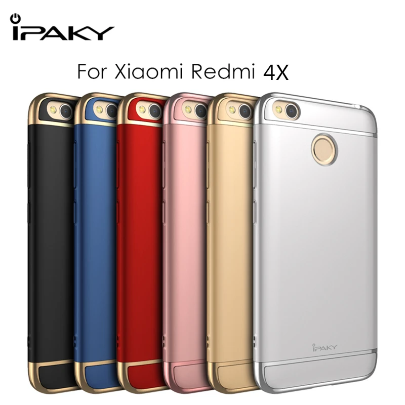 Чехол iPaky для Xiaomi Redmi 4X чехол с металлическим каркасом жесткий Гибридный защитный