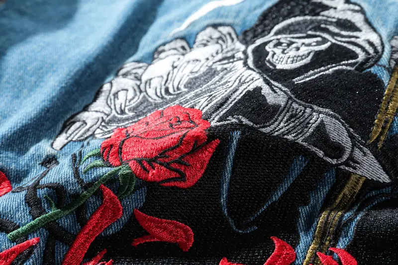 Ripped Hole Destroyed Denim Jackets 8