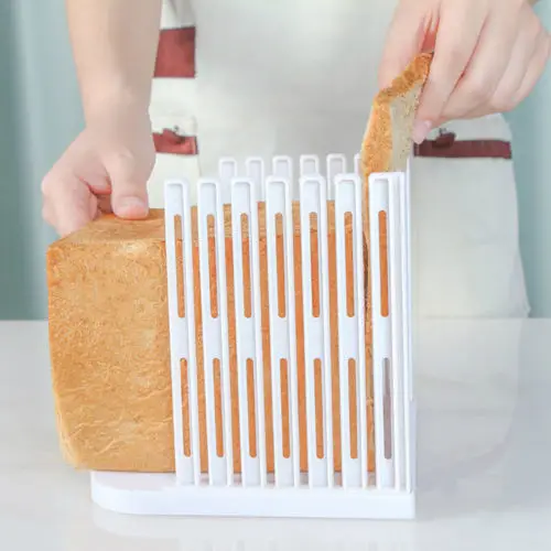 Kitchen Portable Bread Toast Slicer Cutter Maker Mold Kitchen Guide Slicing