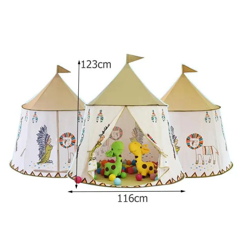 Детская палатка дом мультфильм курица дети висят флаг Палатка Детский игровой дом Замок принцессы подарок висят флаг детская палатка