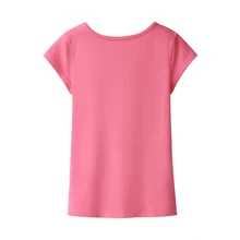 Poly 2 45 yuan of pure V collar women slim slim cotton short sleeved summer all-match black primer coat