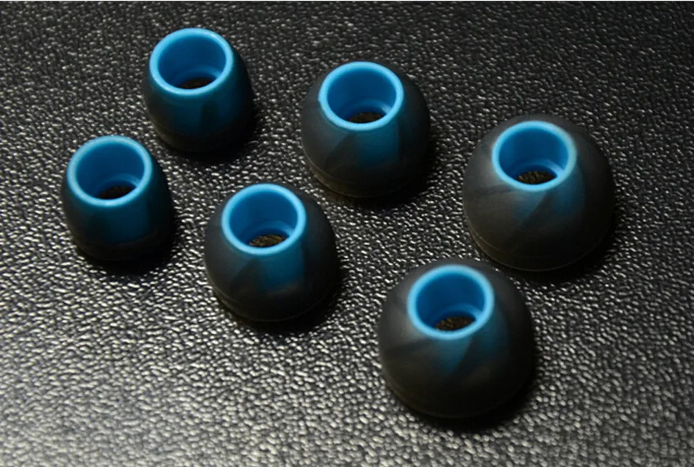 

New Portable KZ 3 X Pair L M S Size In-ear Silica Gel Earmuffs Earplug For Earphone For Cell Phone
