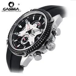Роскошные мужские часы спортивные модные часы лучший бренд многоцелевой кварцевые часы мужские часы водостойкие 100 м CASIMA #8207