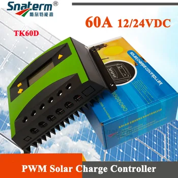 

12V 24V 60A LCD Solar Charge Controller 60A PV Solar Regulators 12V24VDC 60Amps Solar PV Battery Charger for 780W/1560W solar