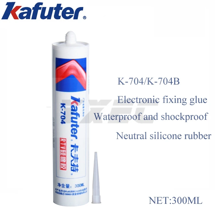 

K-704/704B Silicone Rubber White/black Fixed Silicone Rubber Sealant Components RTV Silicone CPU Cooling Gel Electronic Silicone