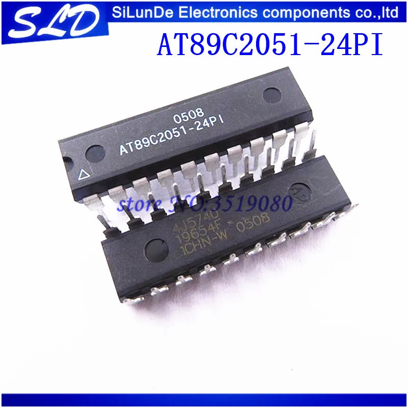 Бесплатная доставка 10 шт./лот AT89C2051-24PI AT89C2051-24P MCU 8 8051 2K Flash новый оригинальный DIP20 |