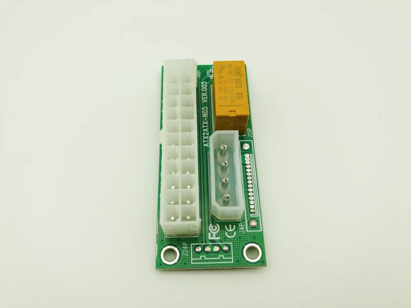 Адаптер питания Add2psu VER004 ATX 24Pin к Molex 4Pin двойной блок синхронизация стартера