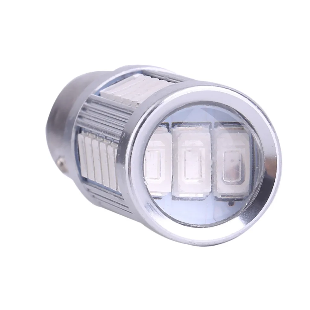 ICOCO 2pcs BA15D P21W 1157 33SMD 5630 12V 6.6W LED Car Reverse Backup Reverse Lamp Auto Vehicle Reverse Light Bulb