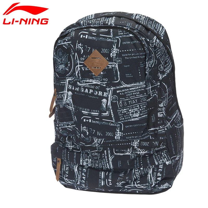 Городской Спортивный Рюкзак Li Ning классический рюкзак унисекс из полиэстера для