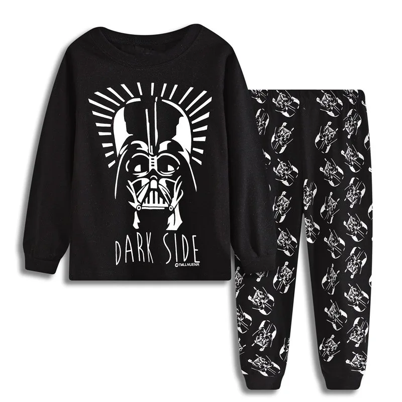 Star War Baby Boys Tee & Pants Pajamas Set Long Sleeve Sleepwear Girls Pants Toddler Clothing Set