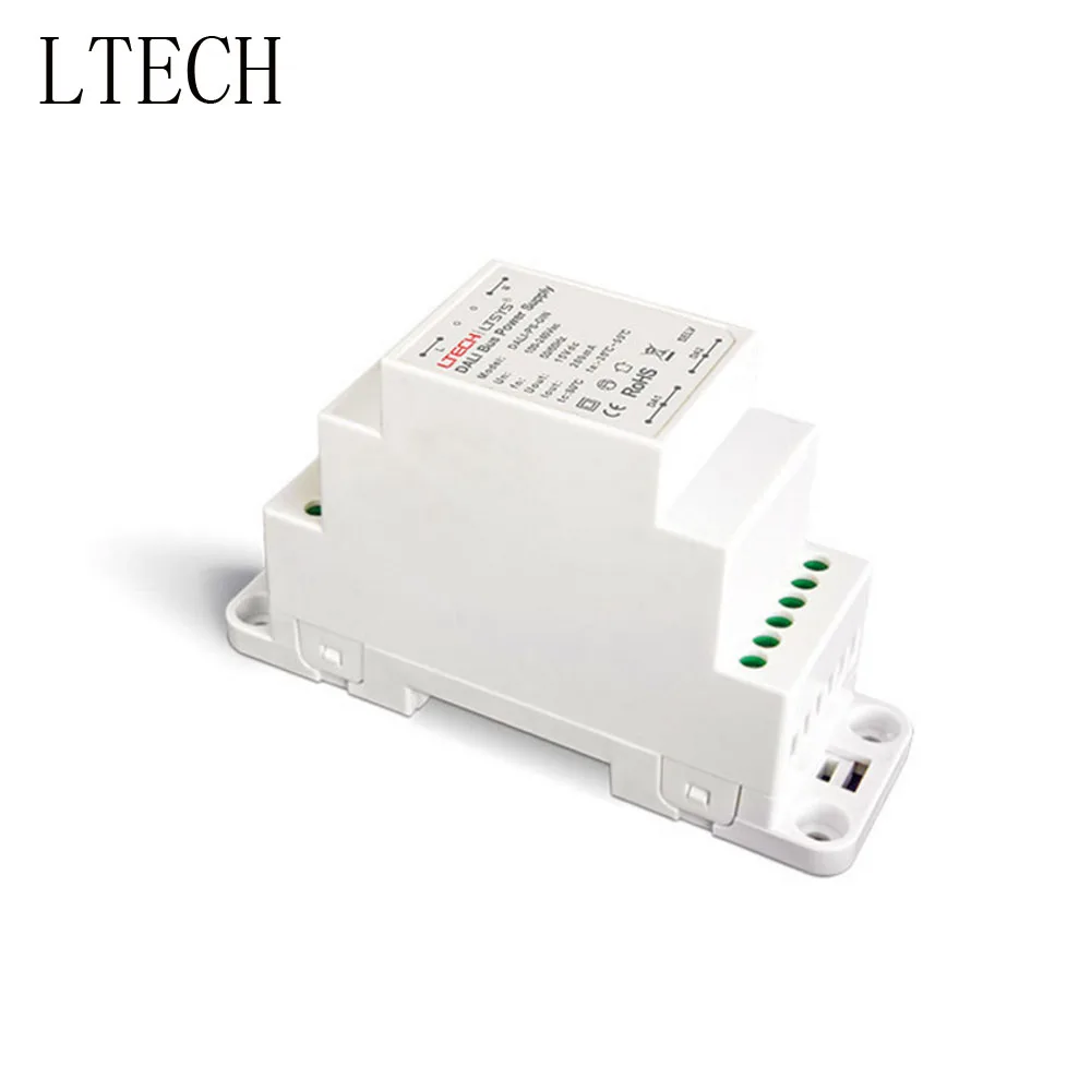 

LTECH DALI-PS-DIN DALI Bus Power Supply(DIN Rail) For LED Lights 100-240VAC Input 15VDC 200MA Output Max.3W DALI Dimming Driver