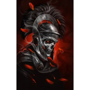 

Full Square Diamond 5D DIY Diamond Painting "Skeleton Warrior" Embroidery Cross Stitch Rhinestone Mosaic Painting Home Decor