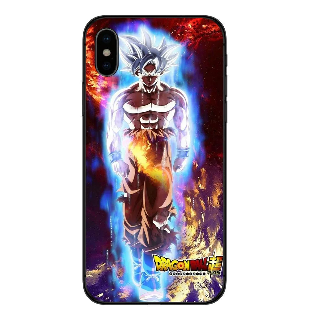 Чехол для телефона с Dragon Ball; Dragonball z Мягкий ТПУ чехол для телефона для iPhone X 10 чехол Гоку для iPhone 5S, se, 6, 6 s Plus, 7, 7 Plus, 8, 8Plus