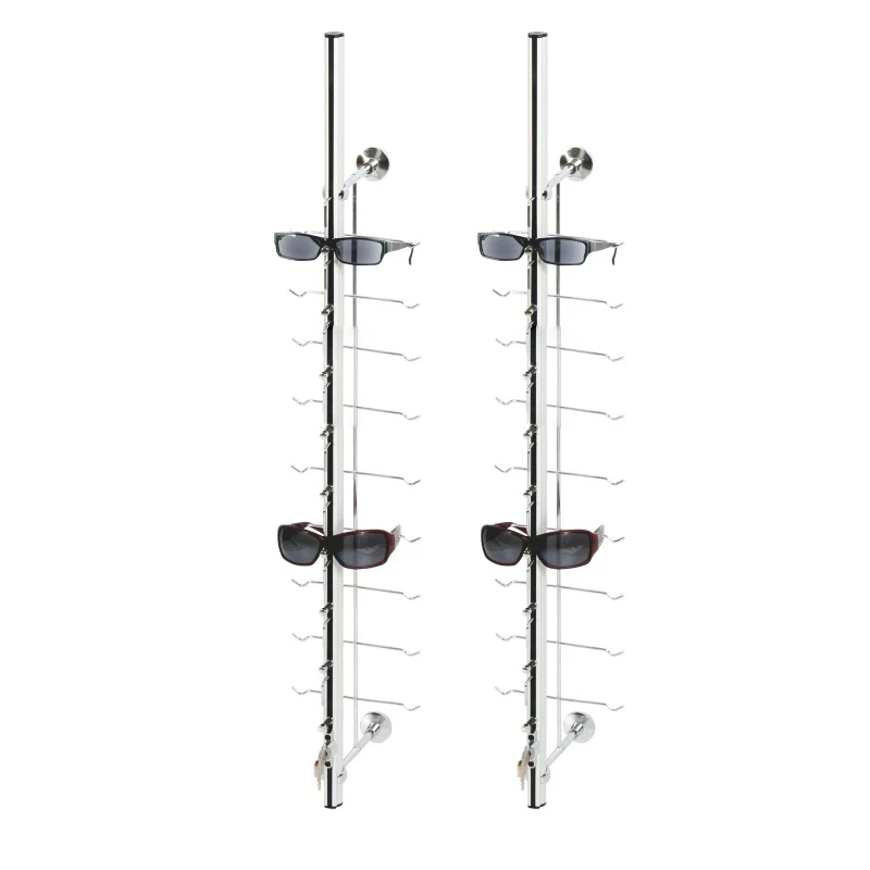 Настенное металлическое запираемое стенд для очков с замком|rack stand|display rack standglasses