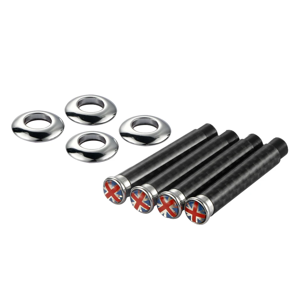 Ручка дверного замка из углеродного волокна для Mini Cooper S One JCW Clubman Countryman R55 R56 R57 R58 R59