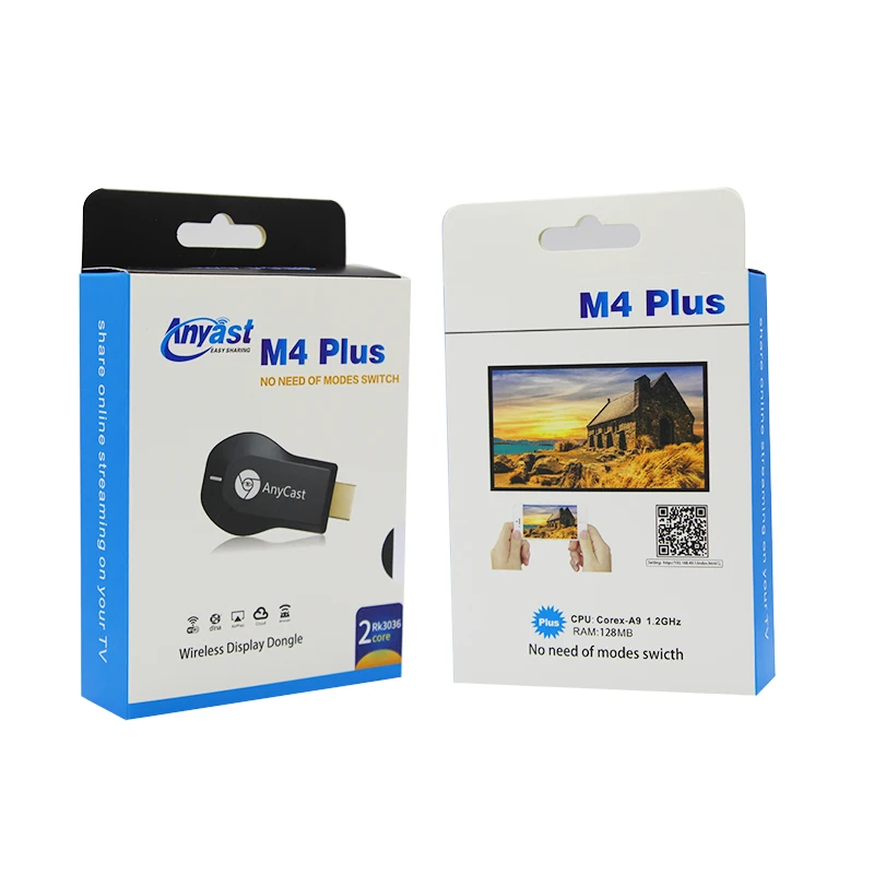 Mirascreen M4 плюс Беспроводной Wi Fi Дисплей 1080 P HDMI медиа видео зеркальное отображение