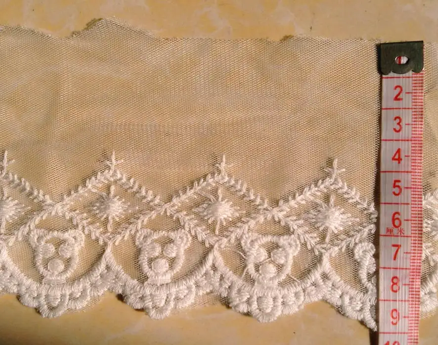 Free shipping 9cm high quality white exquisite cotton tcnuh net Free shipping 9cm high quality white exquisite cotton tcnuh net