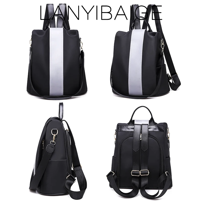 3-in-1 Vintage backpack for women shoulder bag large capacity backpack school bag for teenage girls light ladies travel backpack