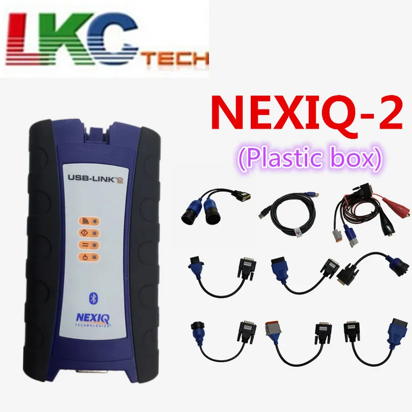

New NEXIQ2 USB Link with Bluetooth Truck Diagnostic Tool NEXIQ 2 USB Link With Software Diesel Truck Interface DHL Free