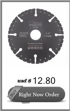 DIATOOL 1 шт. 125 мм вакуумная пайка алмазное лезвие для всех целей камень железо, сталь, алюминий 5 "снос лезвие спасательный диск