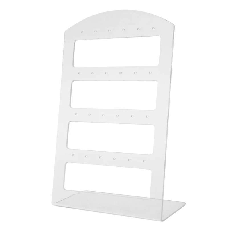 

24 Holes Earring Jewelry Plastic Show Case Display Rack Stand Organizer Holder