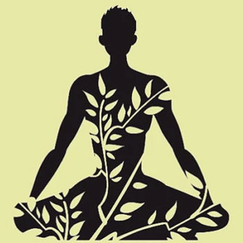 

Yoga Sticker Decal Body-building Posters Vinyl Wall Decals Pegatina Decor Mural Yoga Sticker