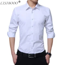 Высокое качество, мужские деловые рубашки, рубашка с длинным рукавом, мужская повседневная Однотонная рубашка, профессиональные мужские рубашки размера плюс 5XL