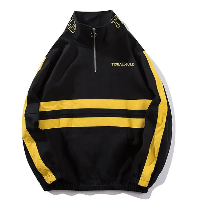 Yizlo Джинсовая Куртка jaqueta masculina уличная хип хоп chaquetas hombre молния светоотражающие куртки для мужчин kanye west jaquetas - Цвет: Цвет: желтый