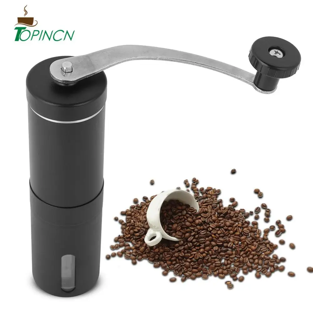 

Stainless Steel Manual Coffee Grinder Vintage Style Multi-functional Coffee Bean Grains Nuts Grinder Machine