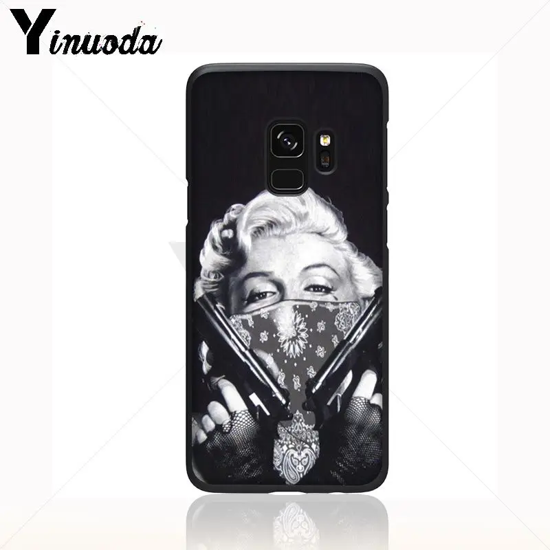 Yinuoda милый чехол для телефона с Одри Хепберн Мэрилин Монро Samsung Galaxy s8 s9 plus note 8 note9 s7