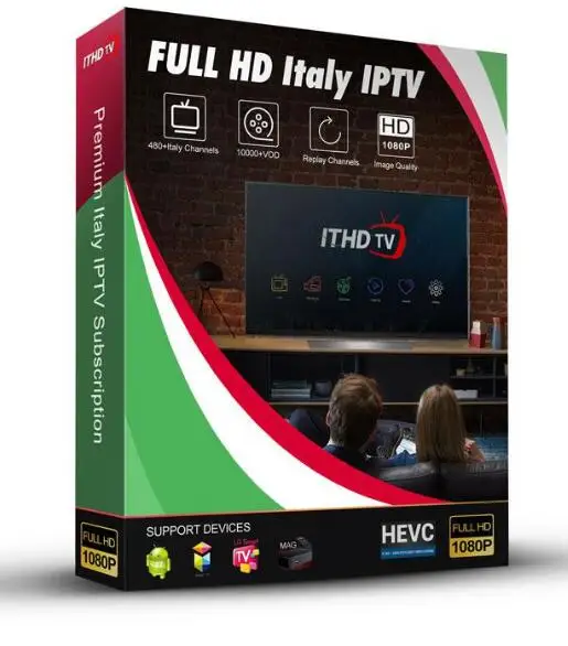 

ITHDTV with 1 Year italy IPTV Subscription code H.265 Channels Full HD For Android TV Box Dutch Belgium French