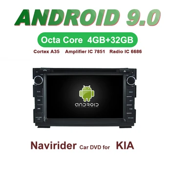 

Navirider GPS Android 9.0 bluetooth stereo 4-Core 8-Core car DVD player for KIA CEED 10-12 VENGA head unit autoradio accessories