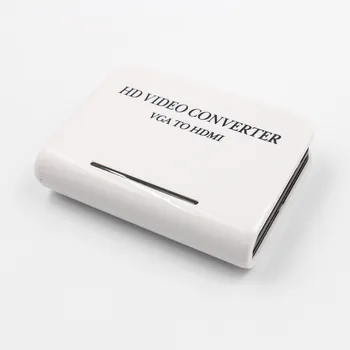 

HD Audio VGA to HDMI HD HDTV Adapter Video Converter Box Adapter for PC Laptop DVD