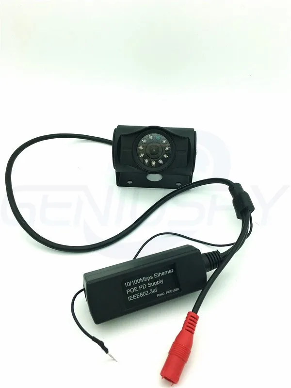 Последние P2P Onvif 720 P HD CCTV POE маленький автомобиль IP Камера ИК Настенный Водонепроницаемый Открытый IP Камера Poe для автобус видео безопасности