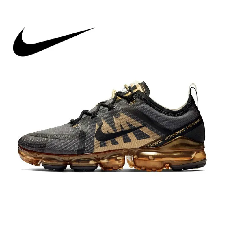 

Original Authentic Nike Air VaporMax 2019 Men's Running Shoes Comfortable Cozy Lightweight Athletic Designer Footwear AR6631-002