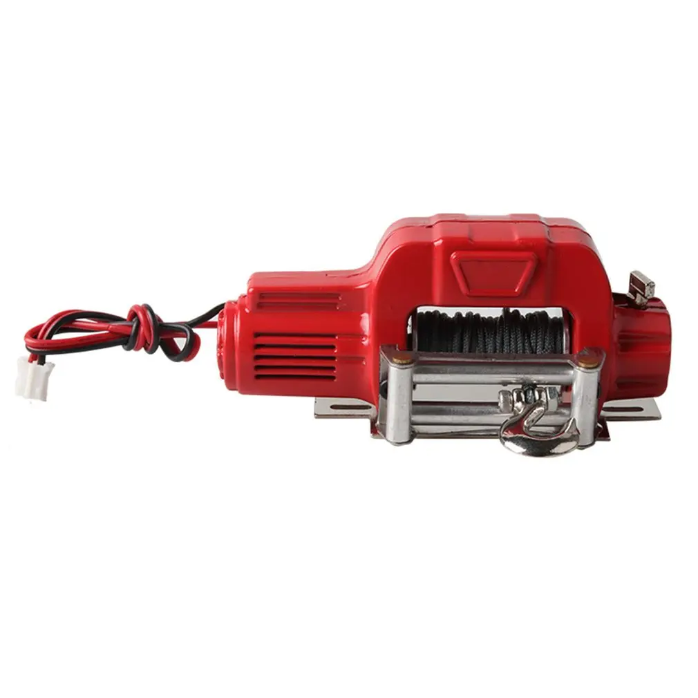 

1:10 RC Crawler Climbing Cars Electric Metal Winch Nylon capstan for SCX10 D90 D110 TF2 TRX4 KM2 CNC machining RC Accessories