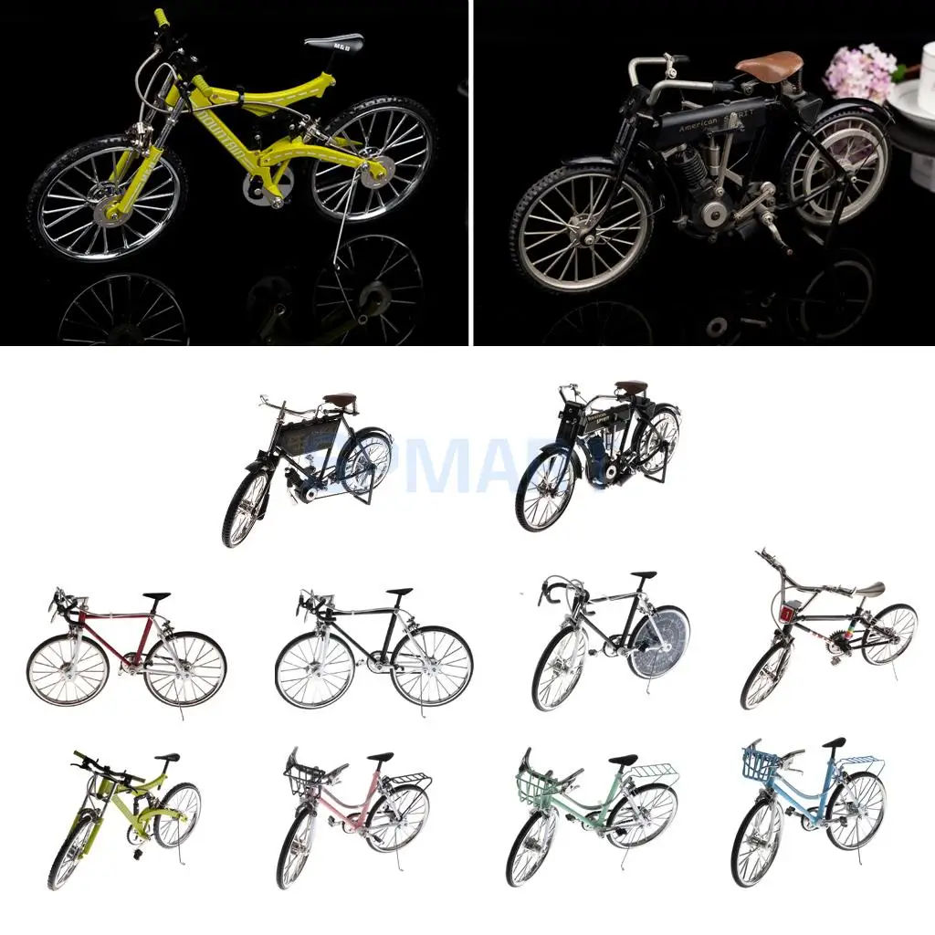 1:10 Scale Alloy Diecast Racing / Mountain Bike Model Replica Bicycle Toy