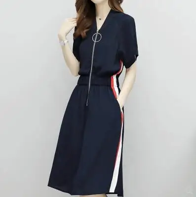 

Carol Diaries High Quality Summer Dresses 2018 Fashion Women Casual Plus Size Elegant Dress Short Sleeve Chiffon Dress Vestidos