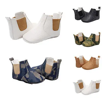 

Emmababy Hot Baby Shoes Girls Boys Soft Sole Synthetic Leather Crib Shoes Prewalker 0-18M